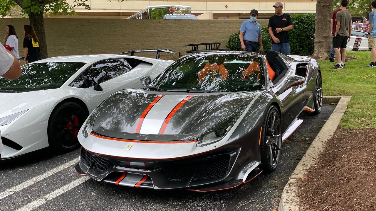 Ferrari 488 Pista Idle Sound & Revs at Savage Rally