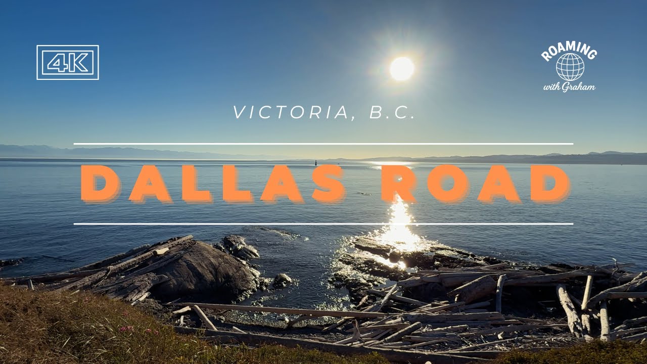 Dallas Road Waterfront Walk: Victoria, B.C. (4K Walking Tour)