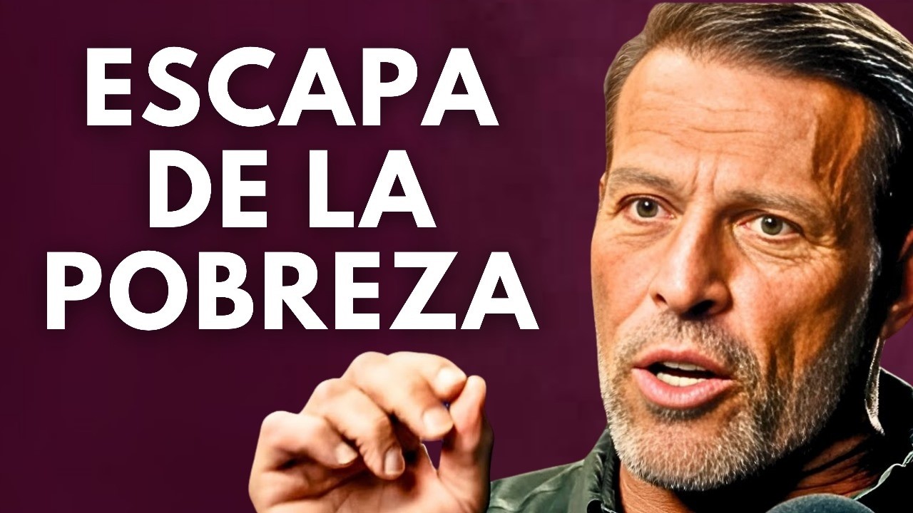 ¡5 PASOS para ESCAPAR de la POBREZA y CONSTRUIR RIQUEZA! | TONY ROBBINS en Español 2025