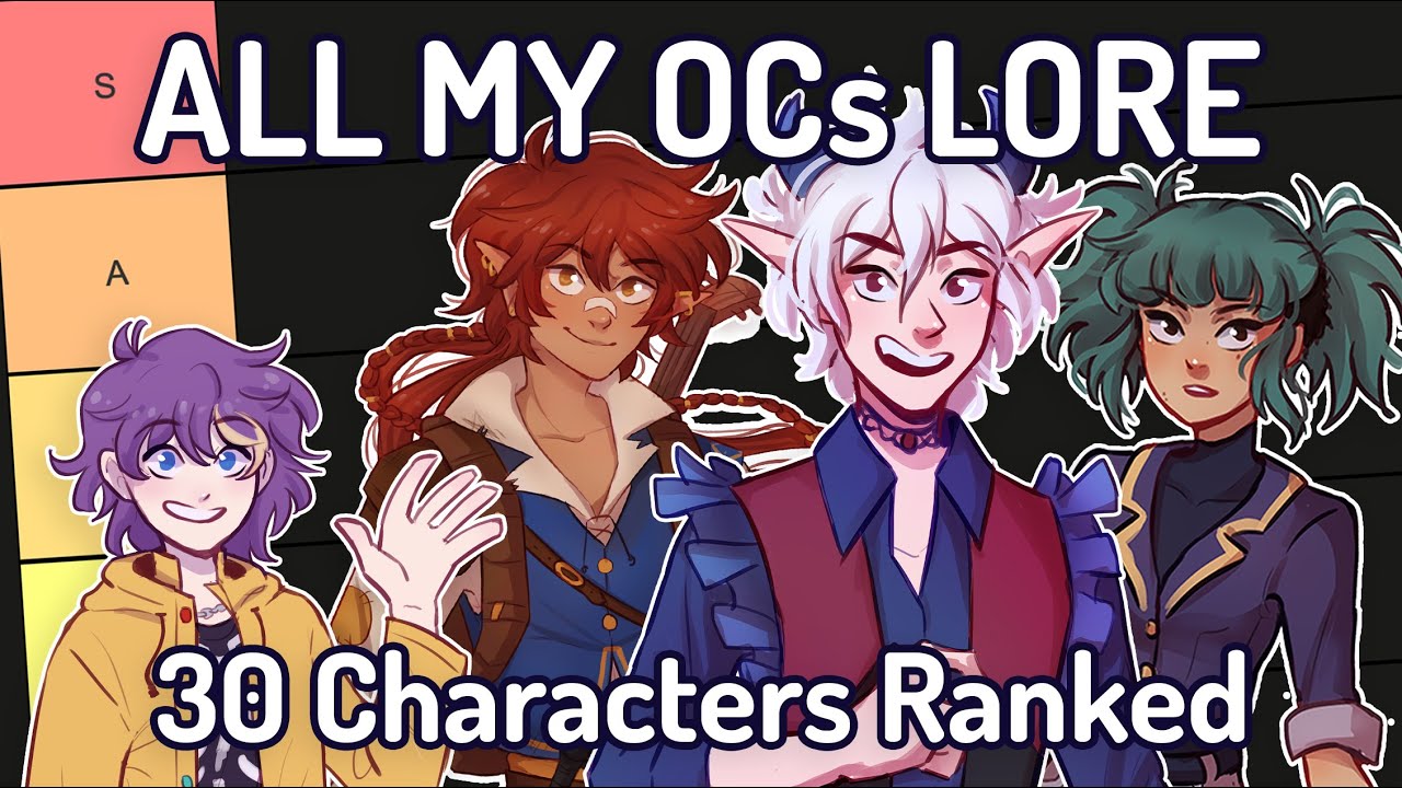 Intro to My OC Lore! + [Tier List Ranking ALL My Characters!]