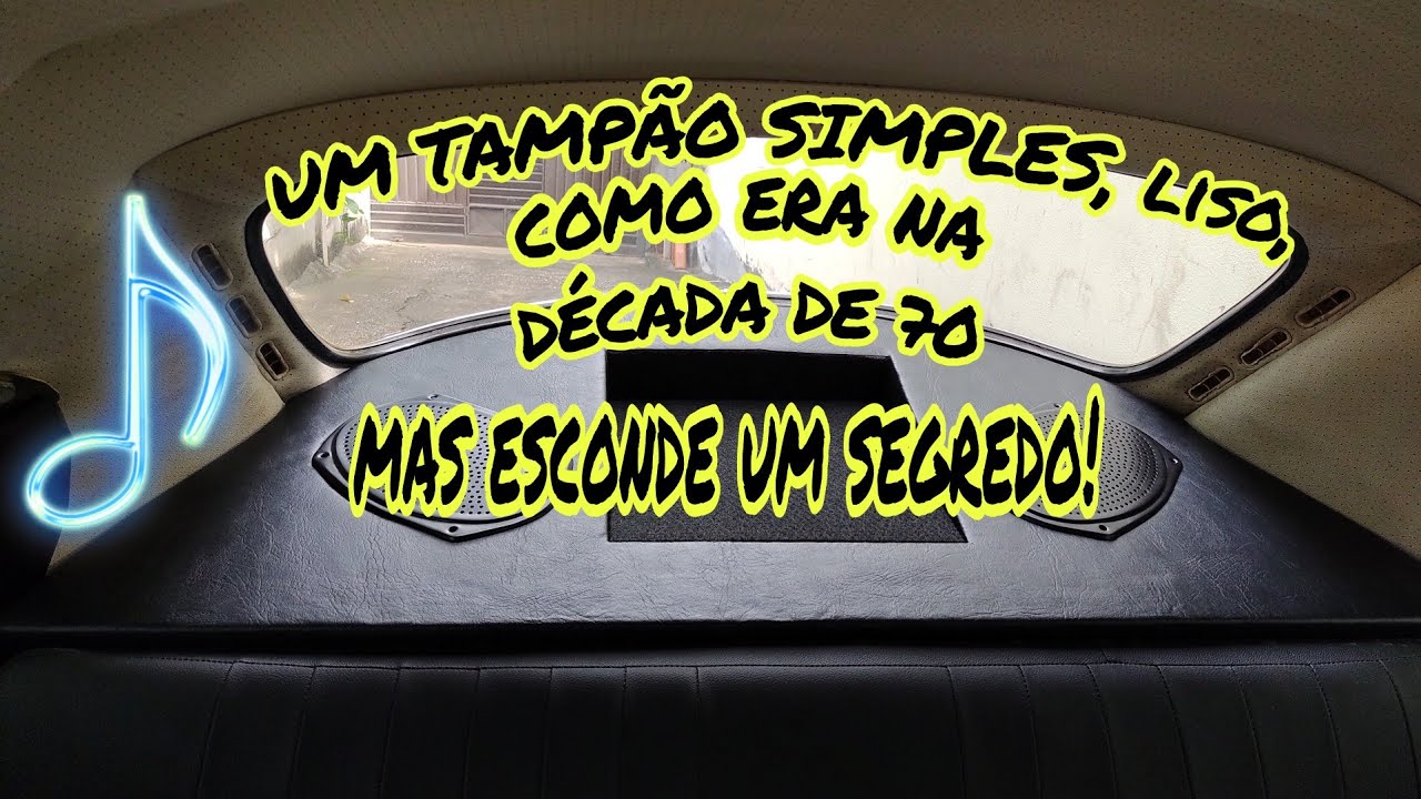 Tamp&atilde;o do Fusca com apar&ecirc;ncia de como era na d&eacute;cada de 70, mas com um segredo - episodio 20