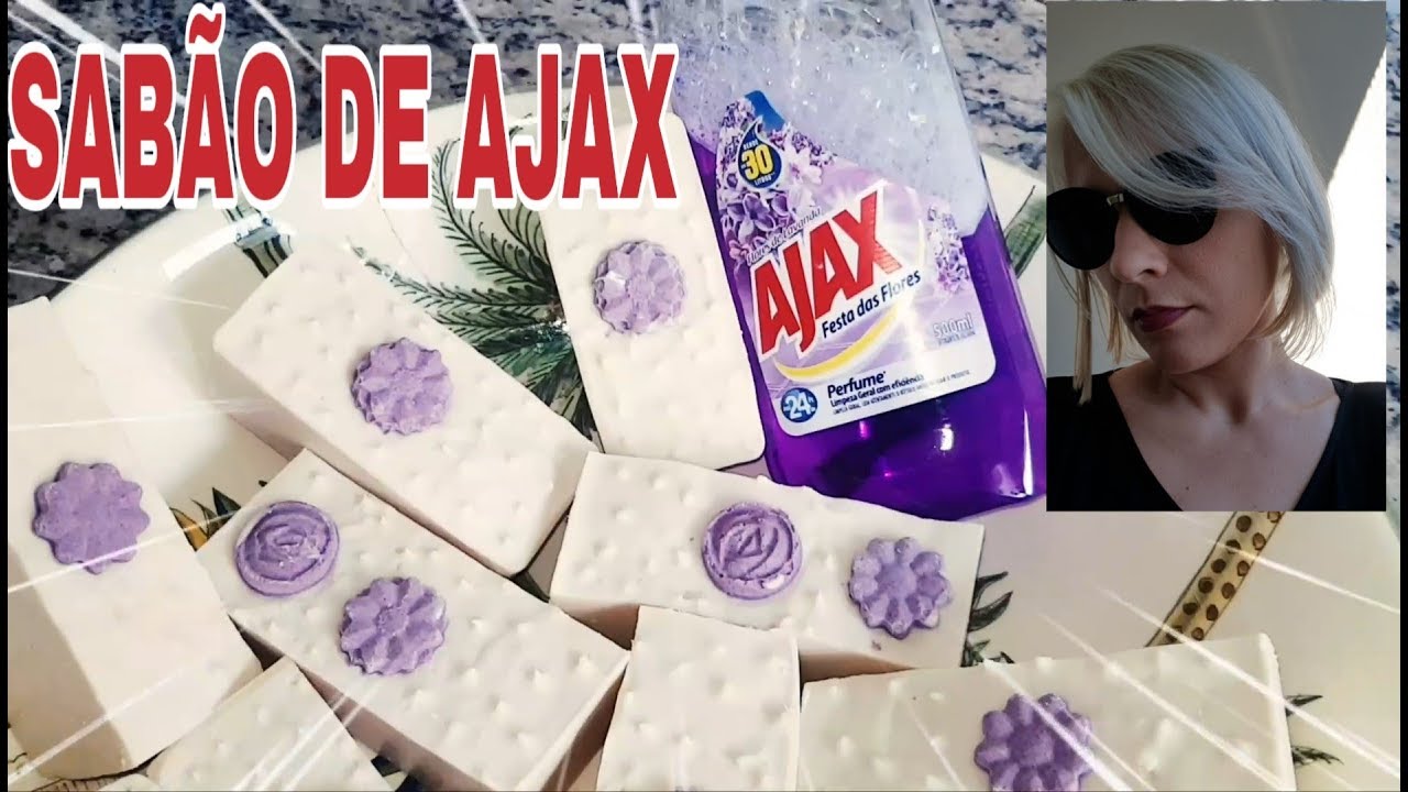 SABÃO mega perfumado de Ajax! Esse não tem só um rostinho bonito não ele funciona!