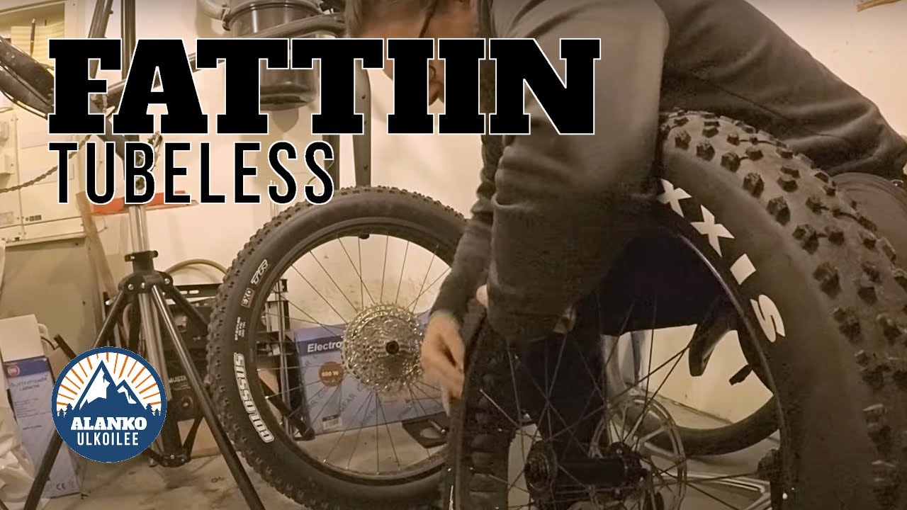 Fat biken renkaiden litkutus
