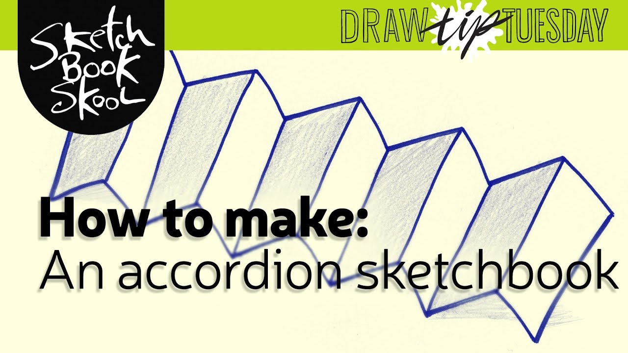 Draw Tip Tuesday - The accordion sketchbook