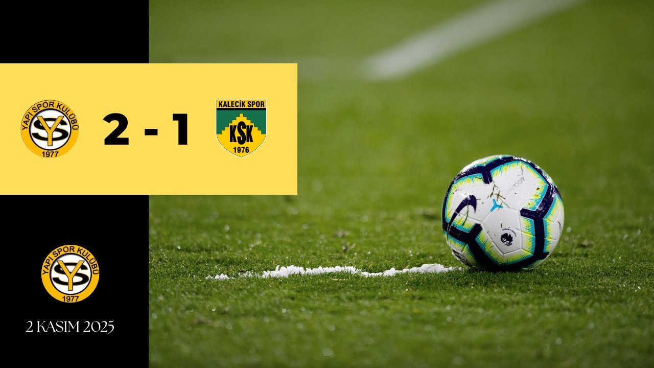 U16 Ma&ccedil; G&ouml;r&uuml;nt&uuml;leri Yapıspor 2 - 1 Kalecikspor  02.11.25