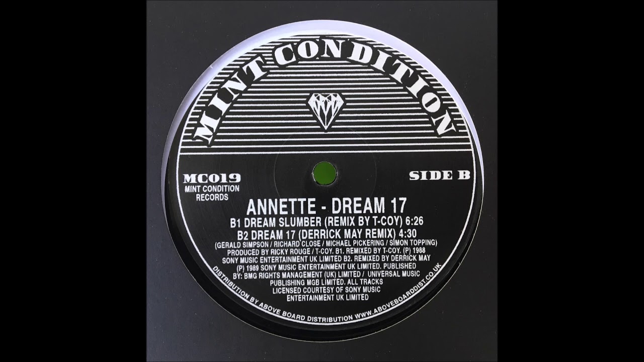 ANNETTE - DREAM SLUMBER (REMIX BY T-COY) (MINT CONDITION)