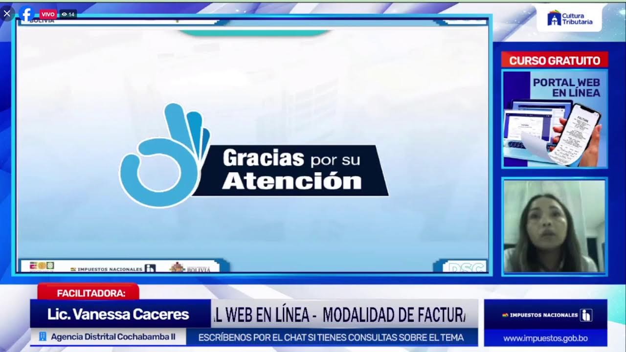CURSO GRATUITO: Modalidad de Facturación en el Portal Web en Línea