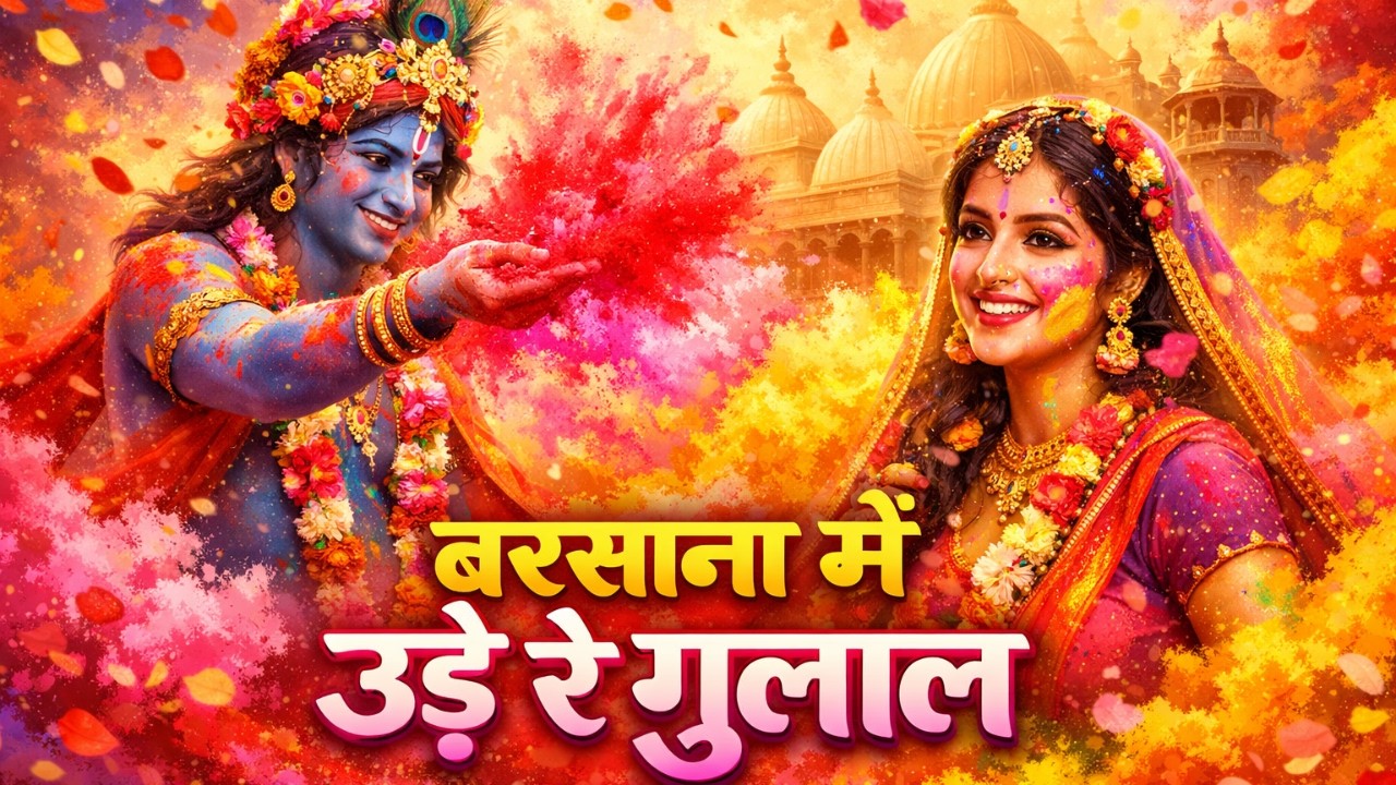 Holi Special 2026 | बरसाना में उड़े रे गुलाल | Radha Krishna Holi Bhajan | DJ Devotional Remix