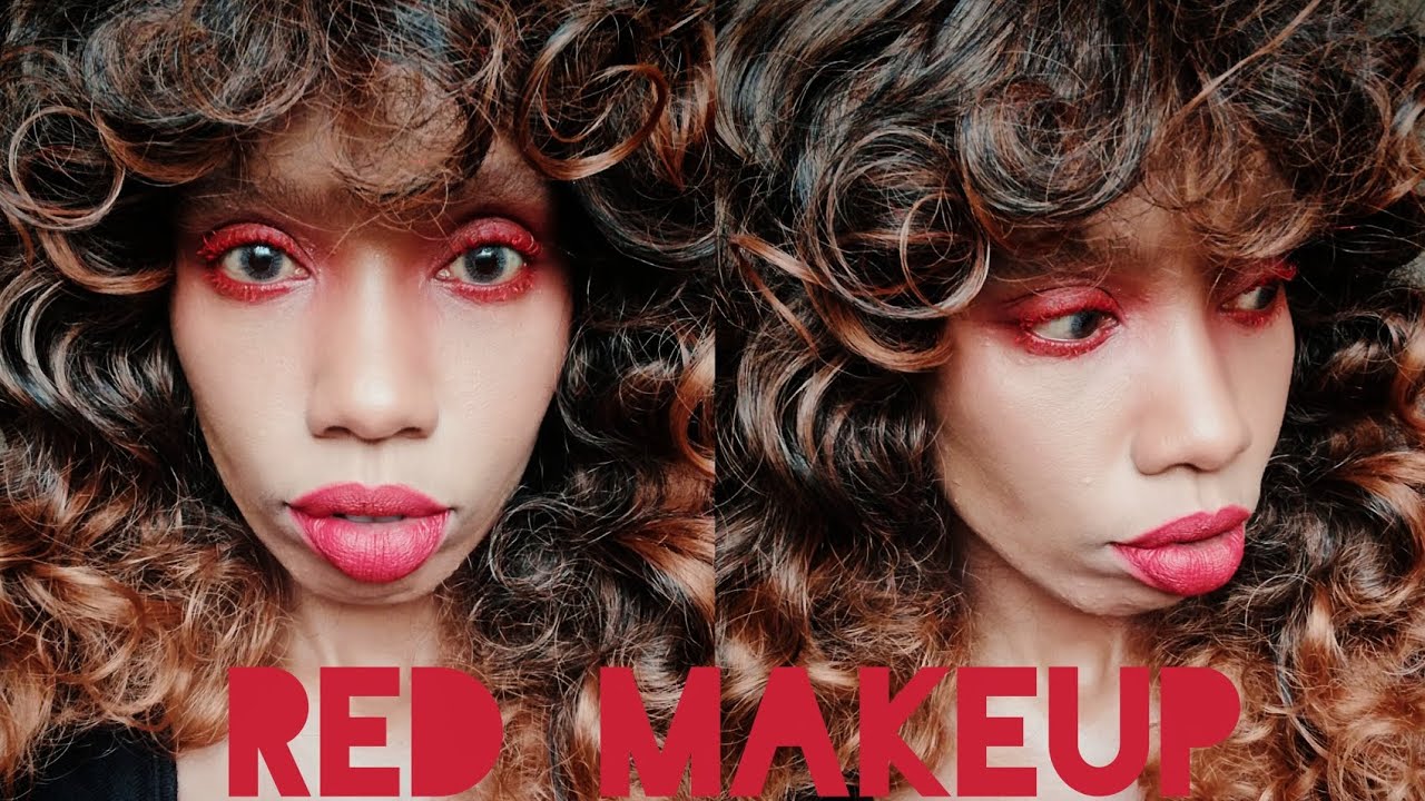 Fun Red Makeup Look!