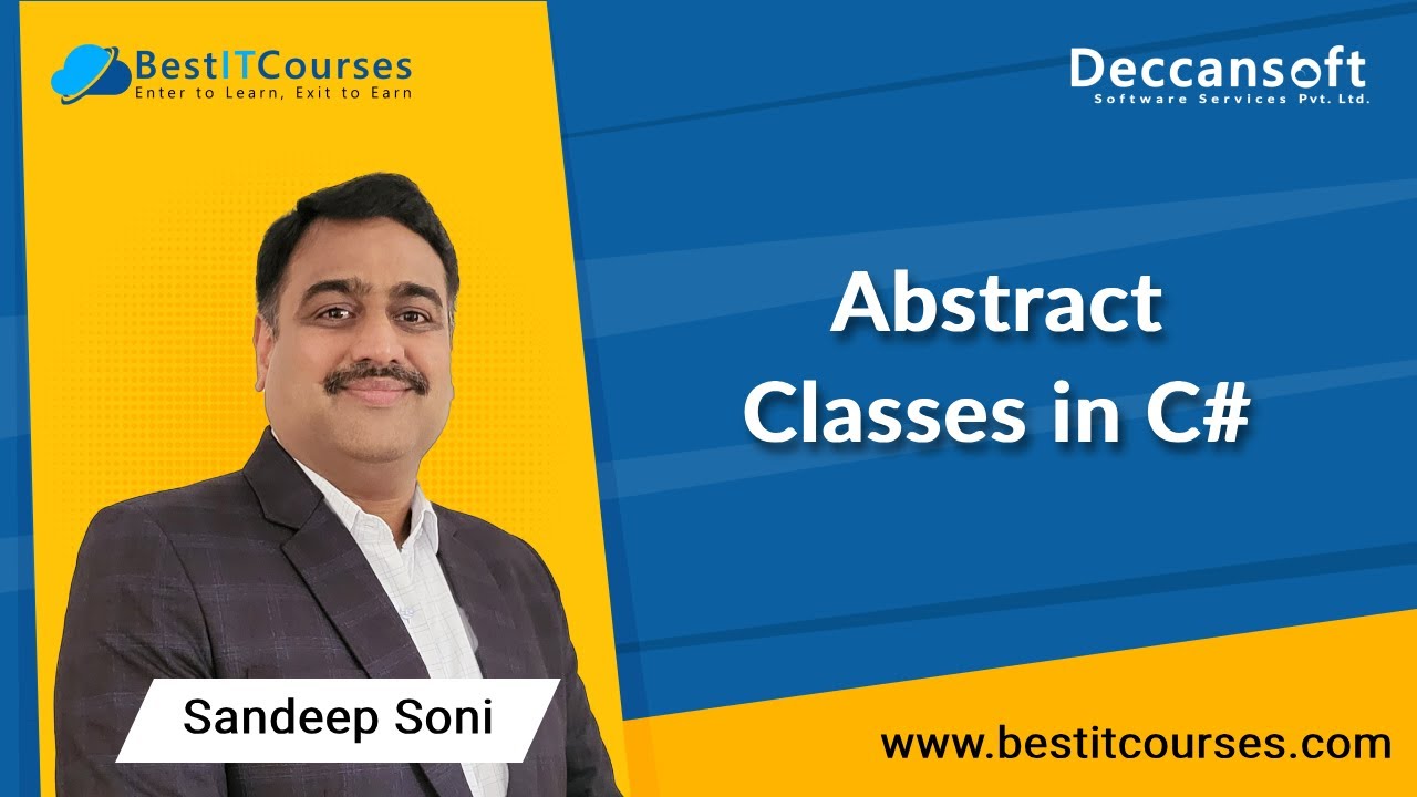 C# Language Tutorial | Abstract Classes in C#.NET | C# Full Course by Sandeep Soni