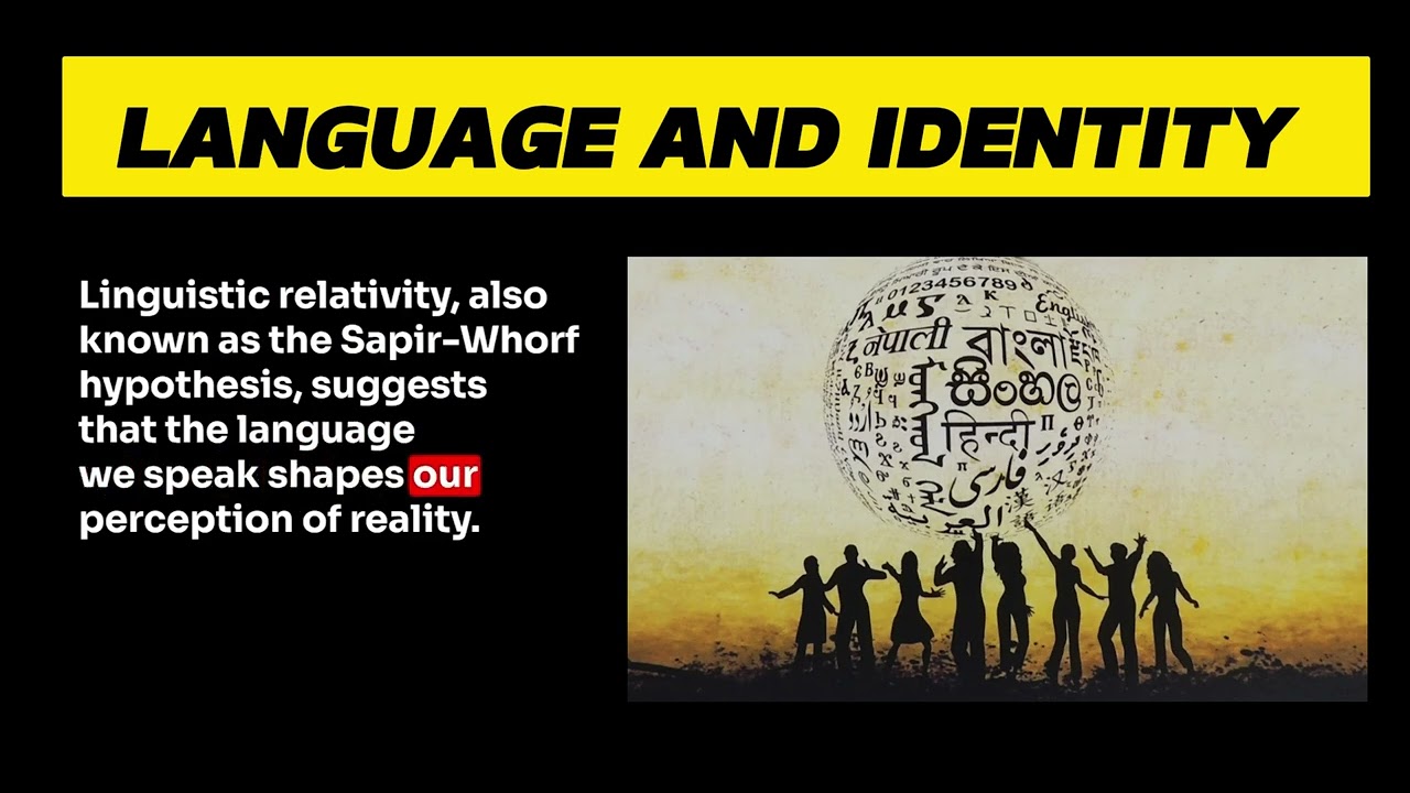 What role does language play in shaping cultural identity and worldview?