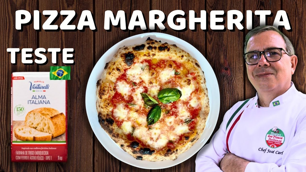 PIZZA NAPOLETANA INCRÍVEL - COM FARINHA VENTURELLI ALMA ITALIANA