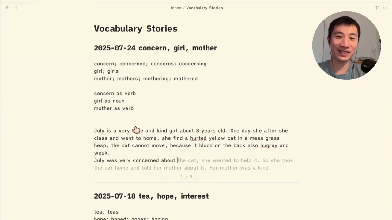 Learning English Spoken Vocabulary with AI | #8 (plus Vocabulay Stories)
