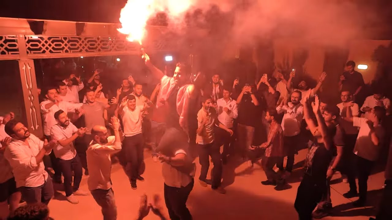 حفل تخريج انس البدور | الفنان شرحبيل التعمري والشاعر احمد الشيخ | استديوهات زهرة الأقصى