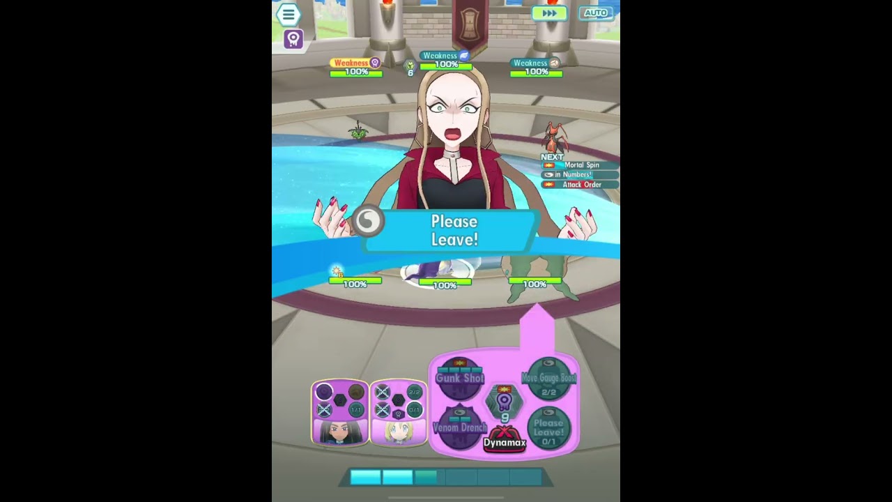 poison tower floors 22-29 ft. oleana, geeta, 1/5 irida (pasio towers)