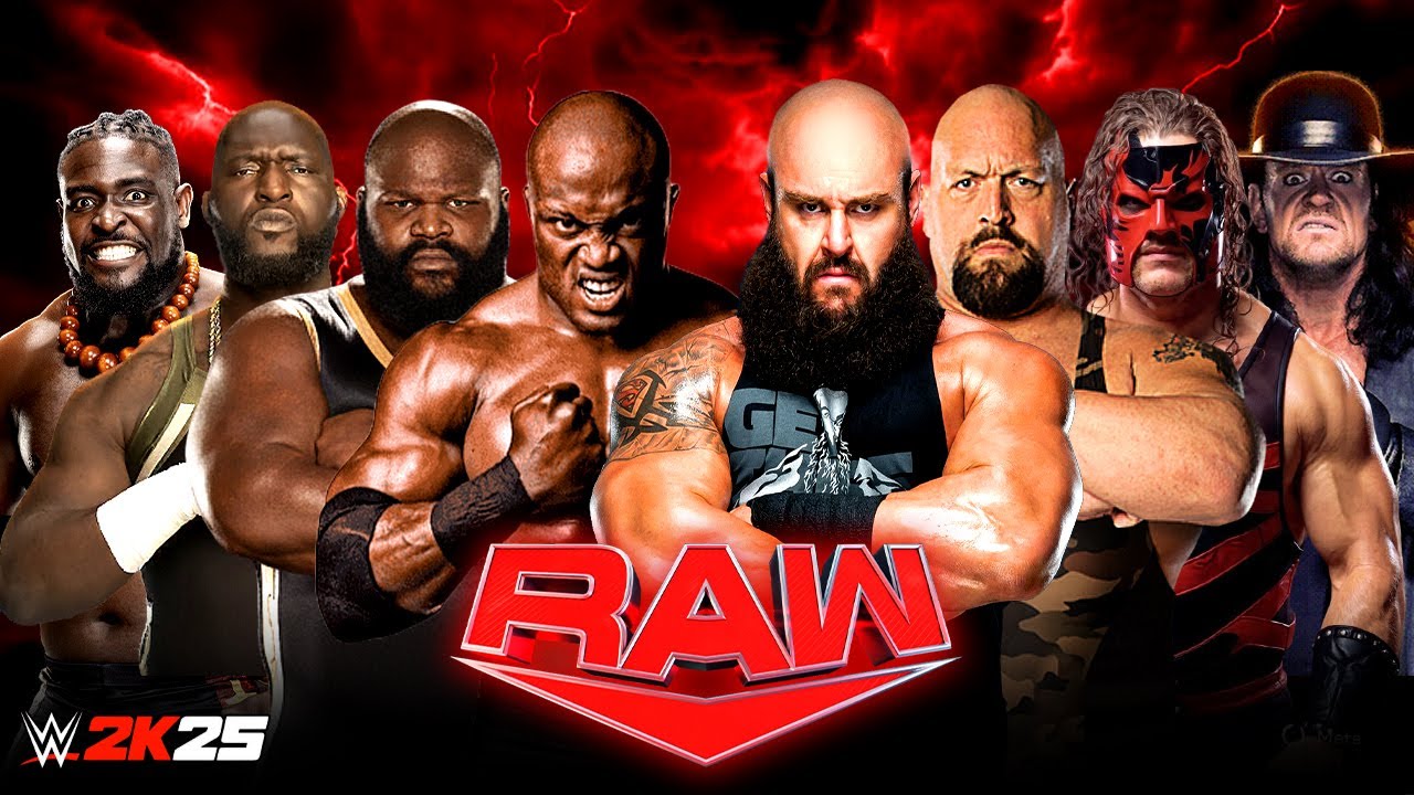 WWE Raw Bobby Mark Henry Omos & Oba Femi vs Braun Strowman Big Show Kane & Undertaker | 07-Feb-2026
