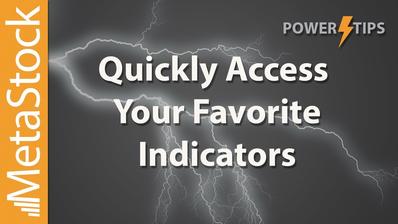 PowerTip - Quickly access you most-used indicators