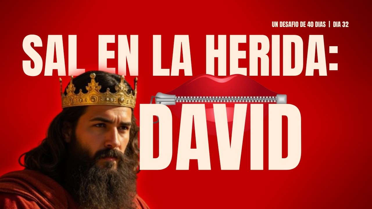 Dia 32 del Ayuno ECHAR SAL EN UNA HERIDA: LAS PALABRAS SALADAS DE DAVID