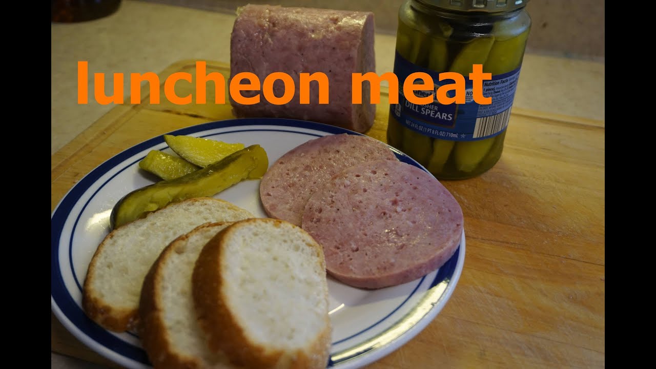 domácí luncheon meat-recept postup