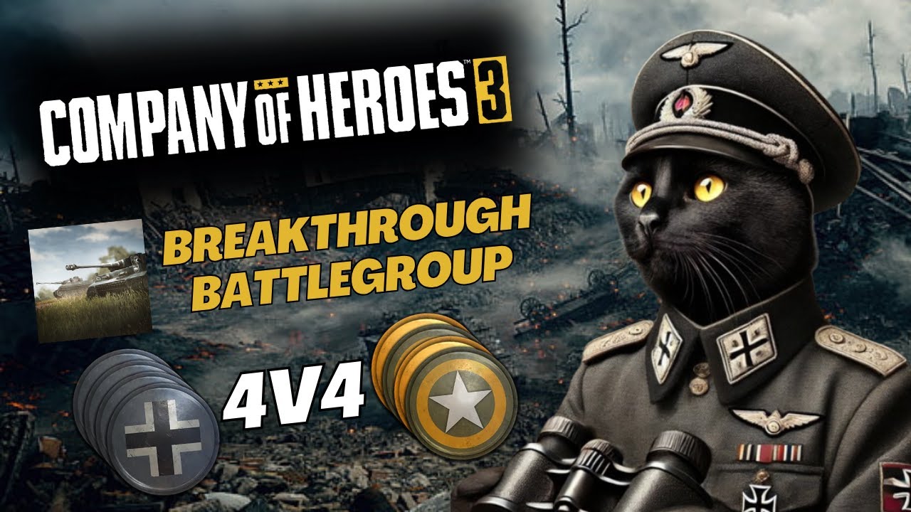 Company of Heroes 3 | 4v4 Wehrmacht Multiplayer Gameplay - No Commentary