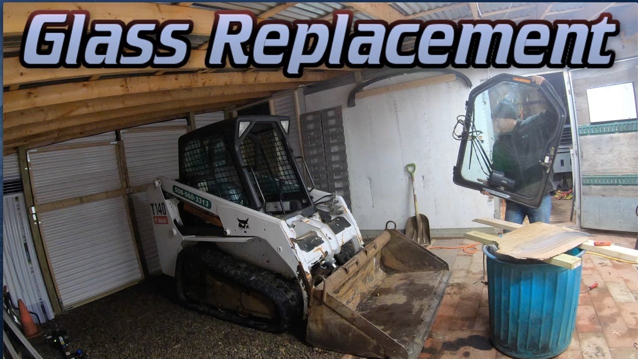 Removing and Assembling Glass In Bobcat Skid Steer Cab Door
