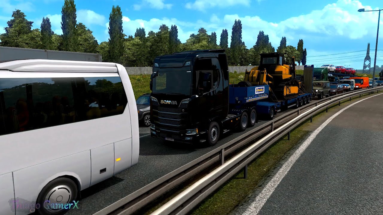 🔴[Euro Truck Simulator 2] FRONTEIRA DA TURQUIA!!! ( Explorando o Mapa #108 )