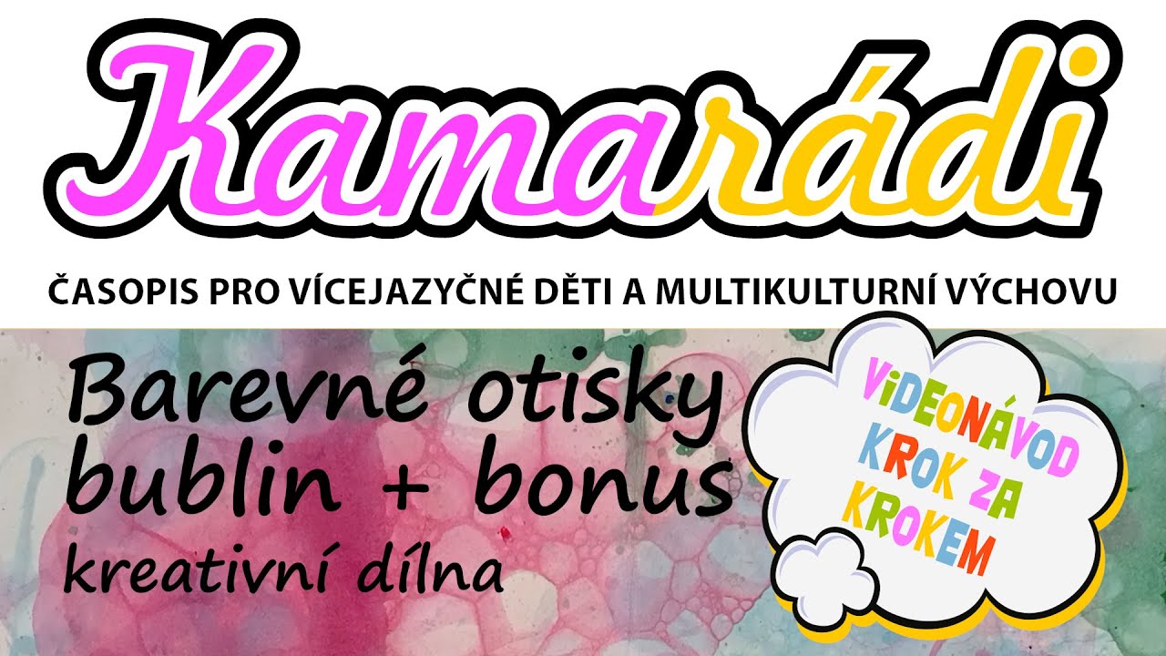 Kreativn&iacute; d&iacute;lna - Barevn&eacute; otisky bublin + bonus
