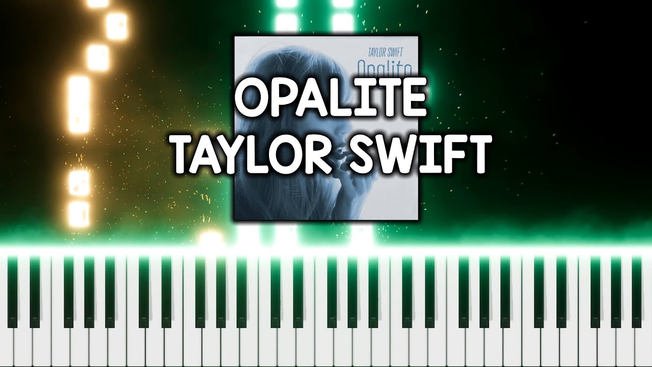 Taylor Swift - Opalite | Piano Tutorial (Free MIDI + MP3)