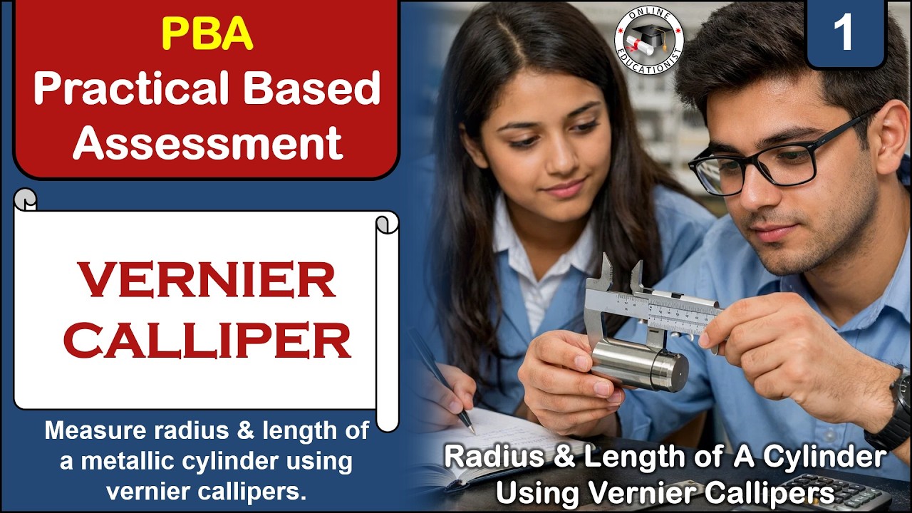 PBA | Vernier Calipers | Practical Based Assessment | Physics PBA #pba #practical #jamalphysicist