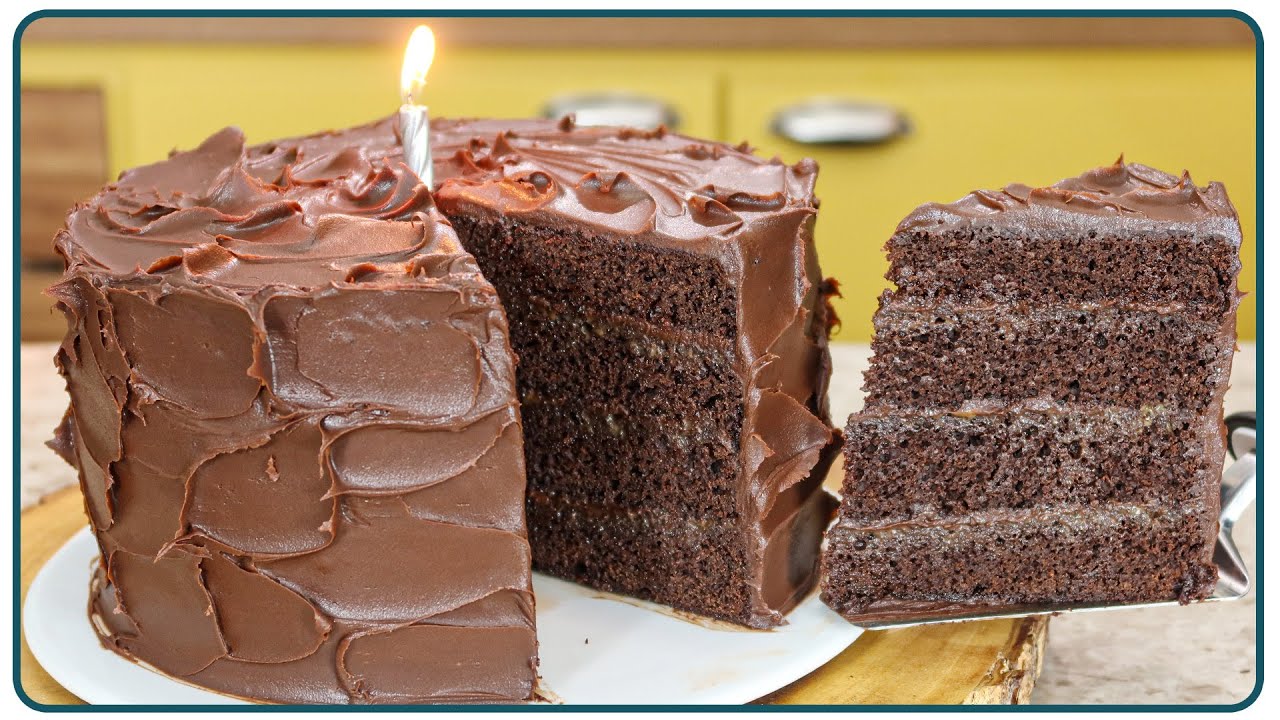 BOLO CHOCOLATE MOLHADINHO E FÁCIL | ANIVERSÁRIO DO Nandu Andrade