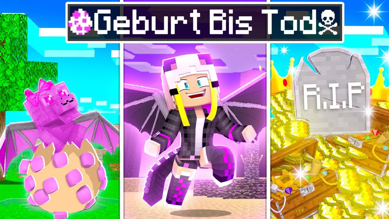 GEBURT bis TOD EINES DRACHEN ✿ Minecraft [Deutsch/HD]
