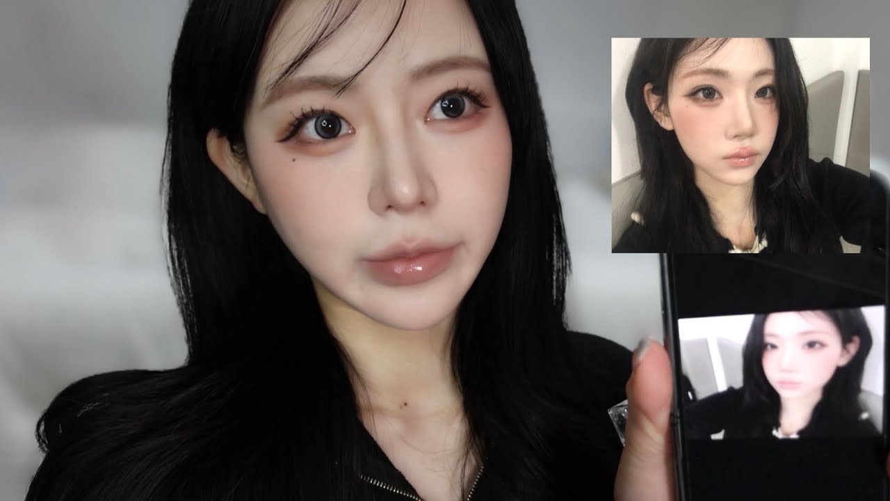 뒷북주의) 트리플에스 나경 구운 메이크업 ! 을 해보았는데요 🍂