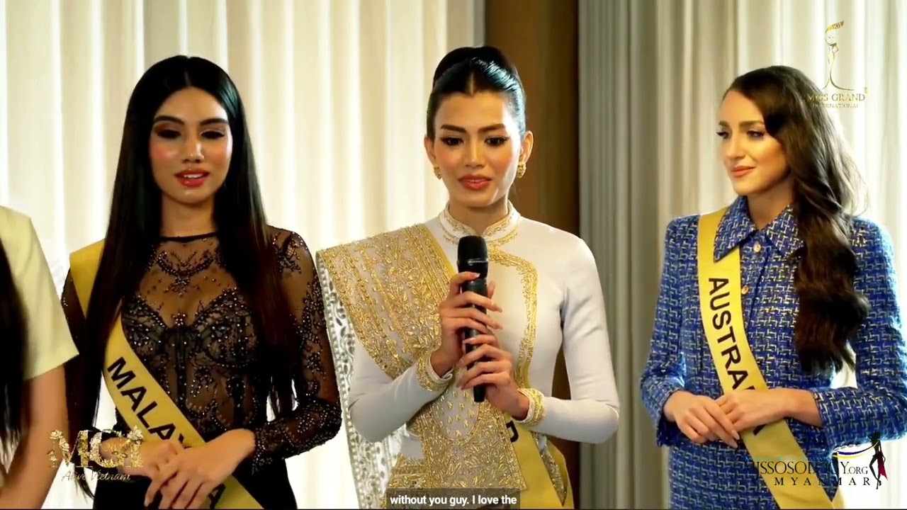 Closed Door Interview / Miss Grand Myanmar 2023 Ni Ni Lin Eain