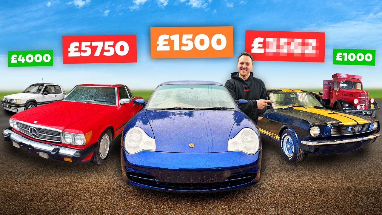 We Bought 6 ABANDONED Cars For &pound;22,000!