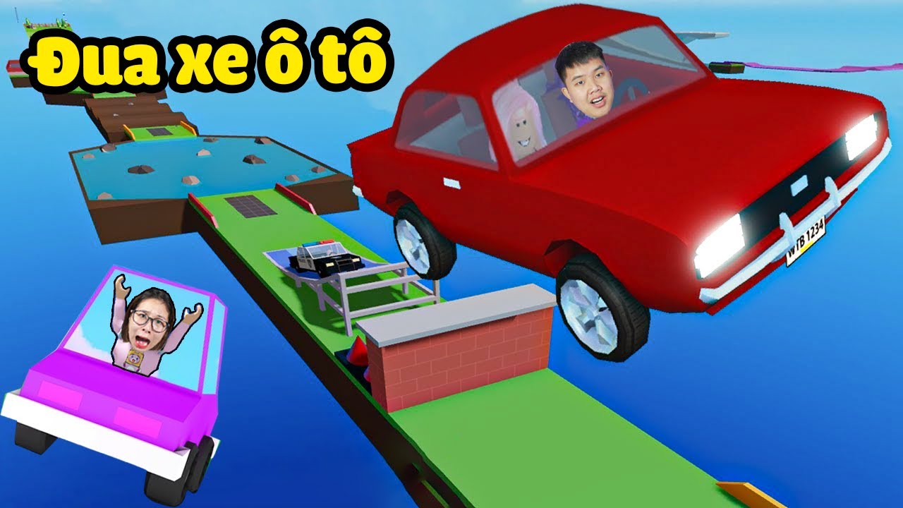 Ai là người lái ô tô giỏi nhất vượt 1000 thử thách cùng bqThanh & Ốc Trong ROBLOX