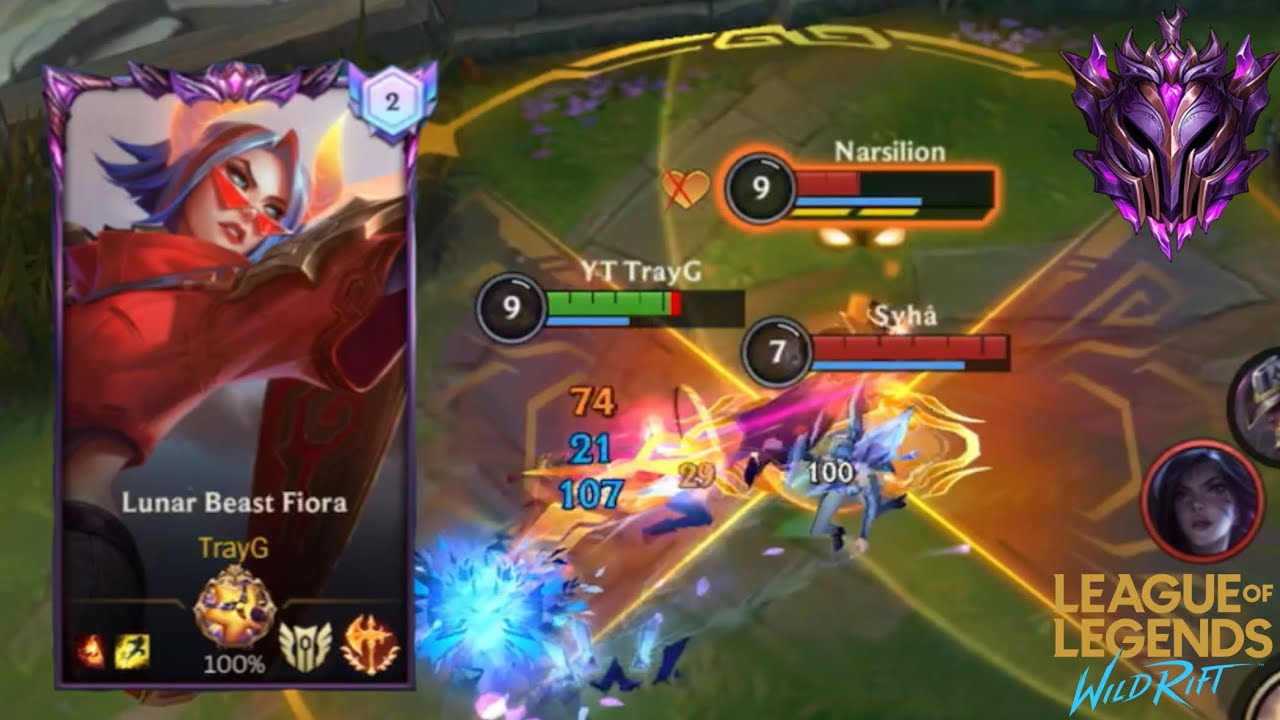 WILD RIFT FIORA VS IRELIA | TOP 2 Fiora gameplay