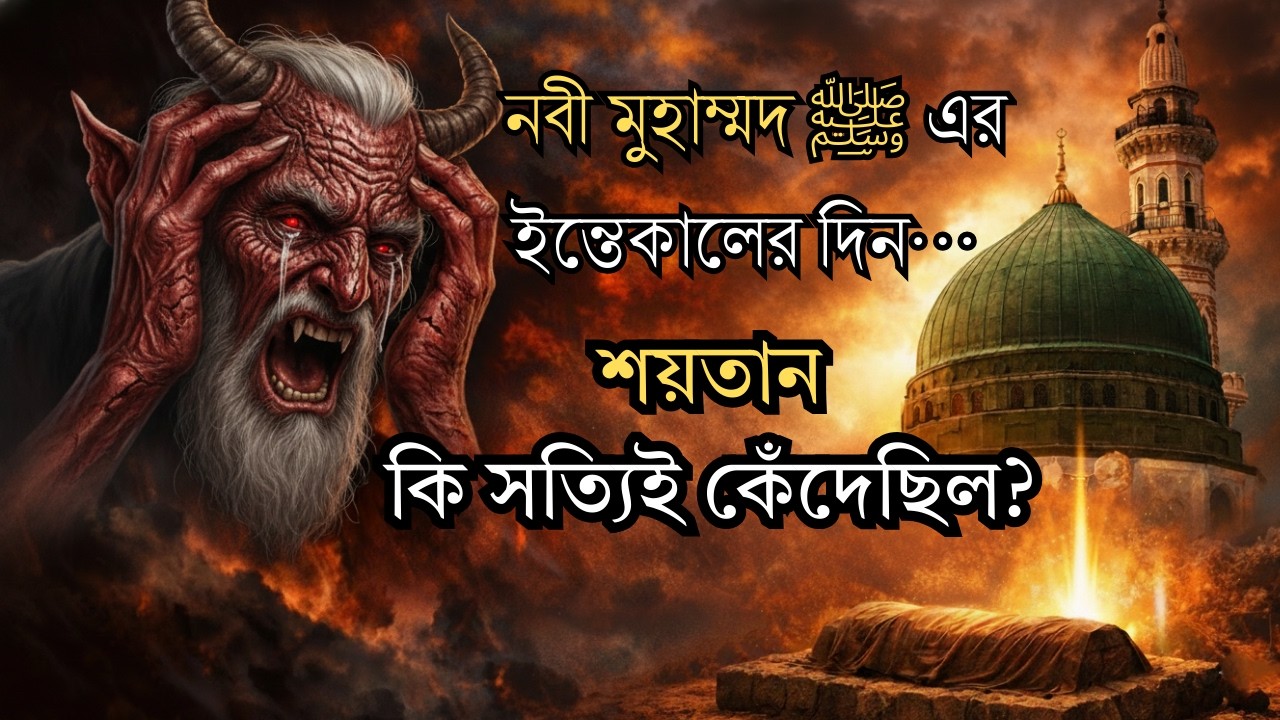 নবী মুহাম্মদ ﷺ এর ইন্তেকালের দিন | শয়তান কি সত্যিই কেঁদেছিল | Islamic story || The Ummah Narrative