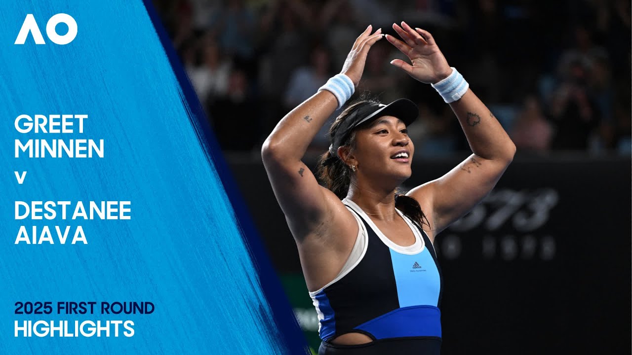 Greet Minnen v Destanee Aiava Highlights | Australian Open 2025 First Round