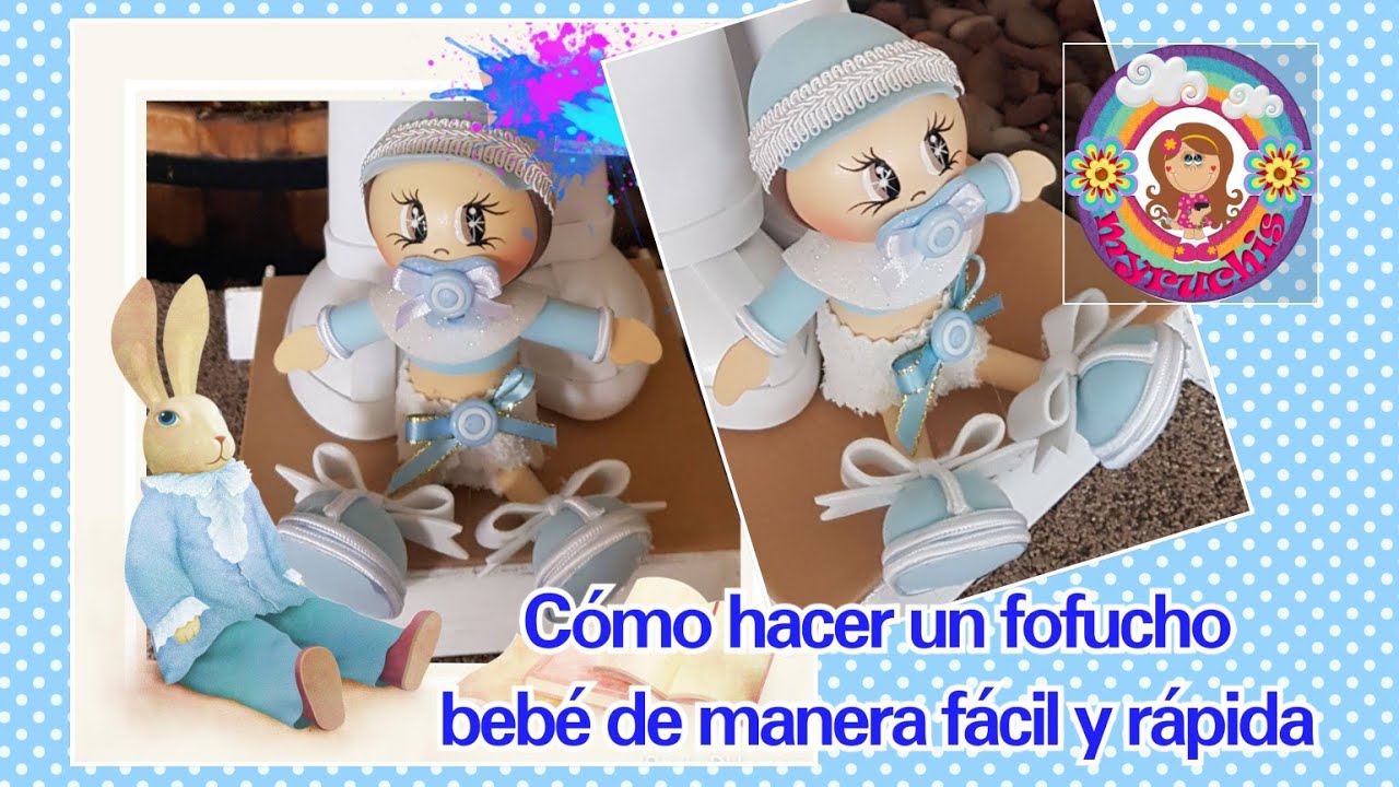 Cómo hacer un fofucho mini bebé, fácil y rápido