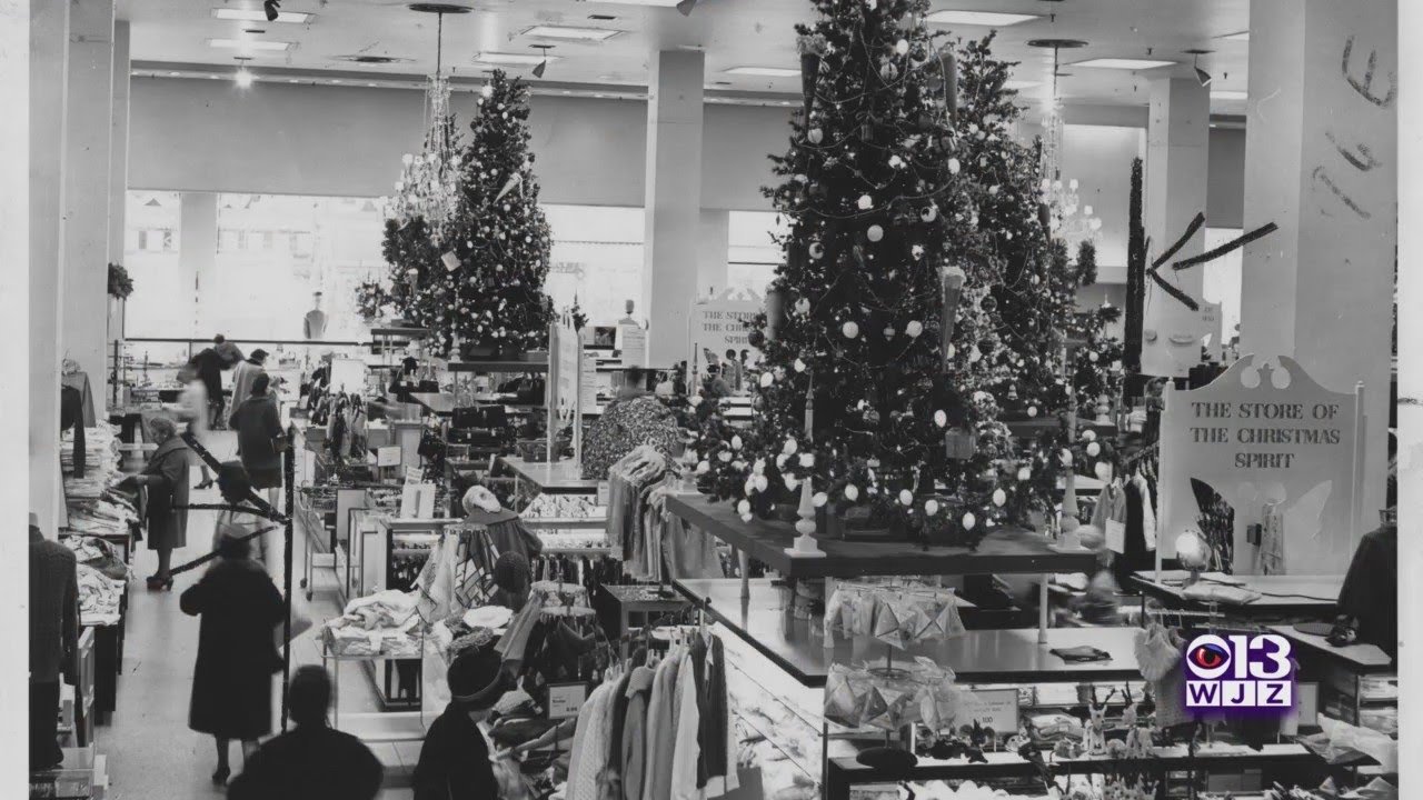 Here's What Baltimore Department Stores Looked Like During The Holidays In The 50s & 60s