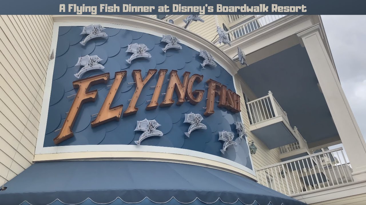The Flying Fish at Walt Disney World's Boardwalk Resort: The Dinner Experience and Review!