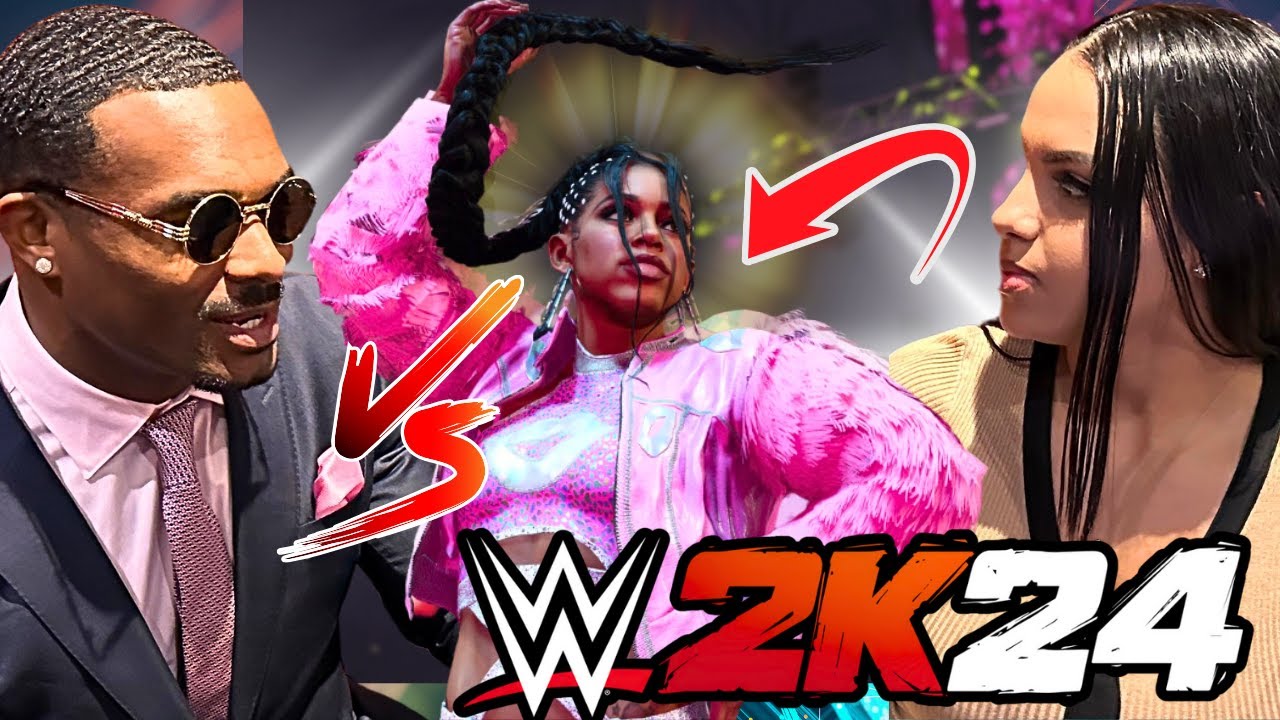 I CHALLENGED MONTEZ FORD IN WWE 2K24 AS BIANCA BELAIR AND THIS HAPPENED...
