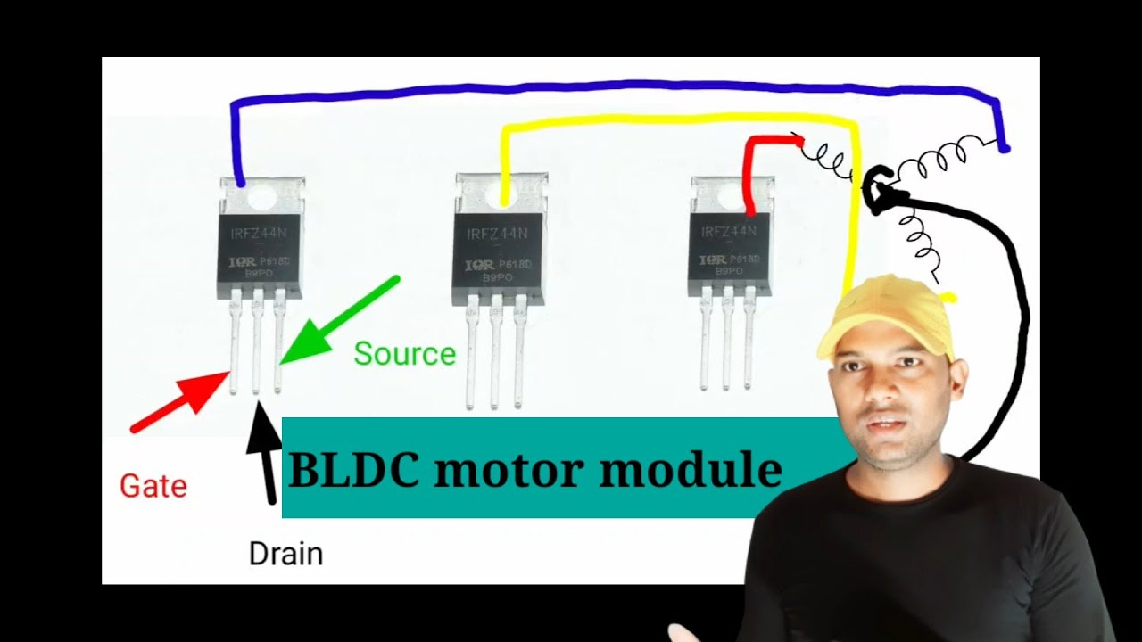BLDC motor module working | BLDC मोटर  की pcb केसे काम करती है