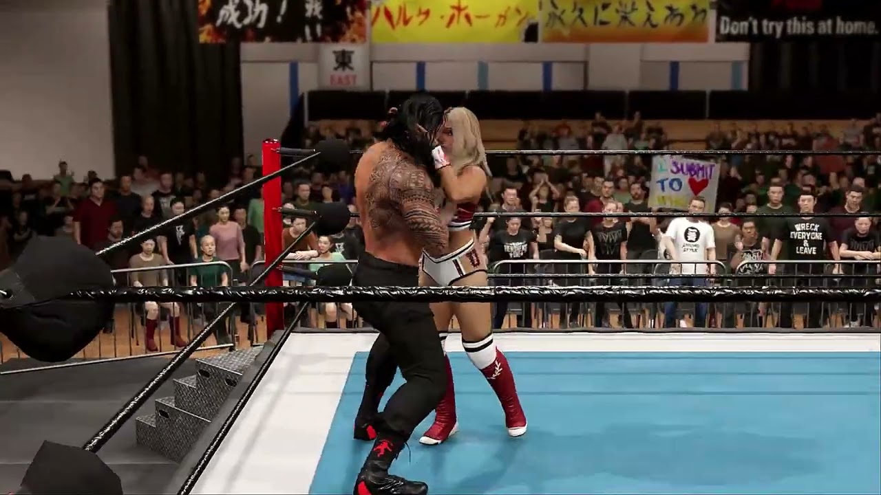 Roman Reigns Vs Thea Hail | WWE | WWE 2K24 | GAME | MjB