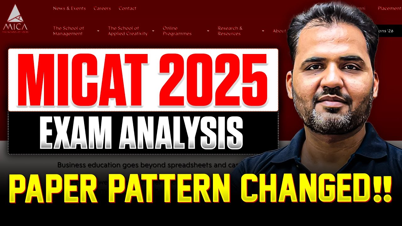 MICAT 2025 Exam Analysis | Paper Pattern Changed | What It Means for You