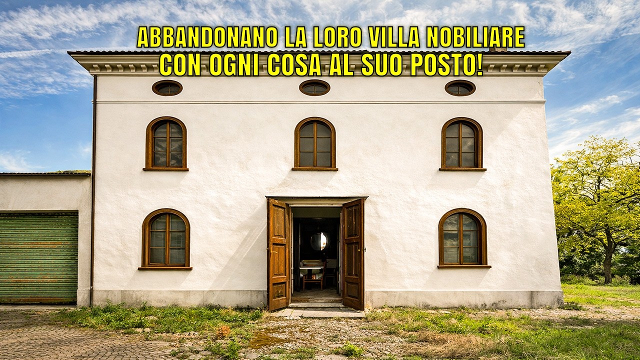 FUGGITI ALL'IMPROVVISO ABBANDONANO LA LORO VILLA MILIONARIA SUPER ARREDATA SENZA LASCIARE TRACCIA!