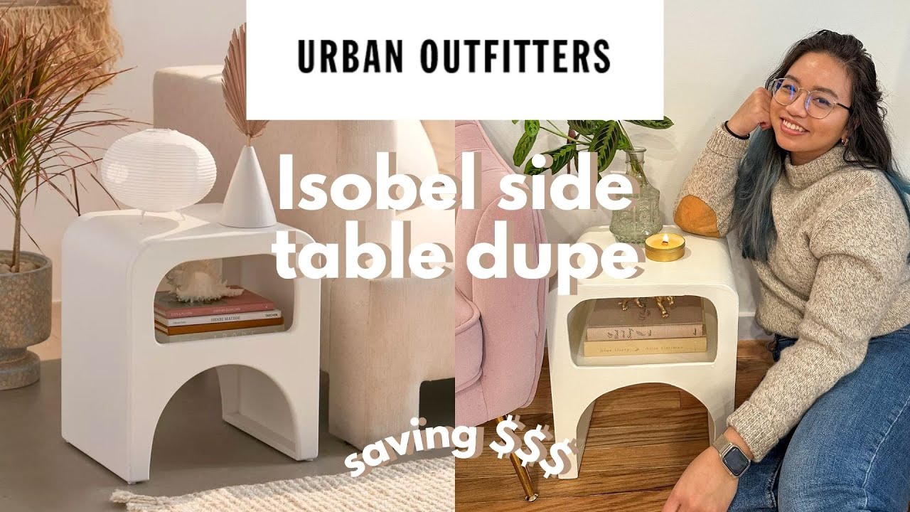 Urban Outfitters Isobel side table DUPE that saved me almost $300!