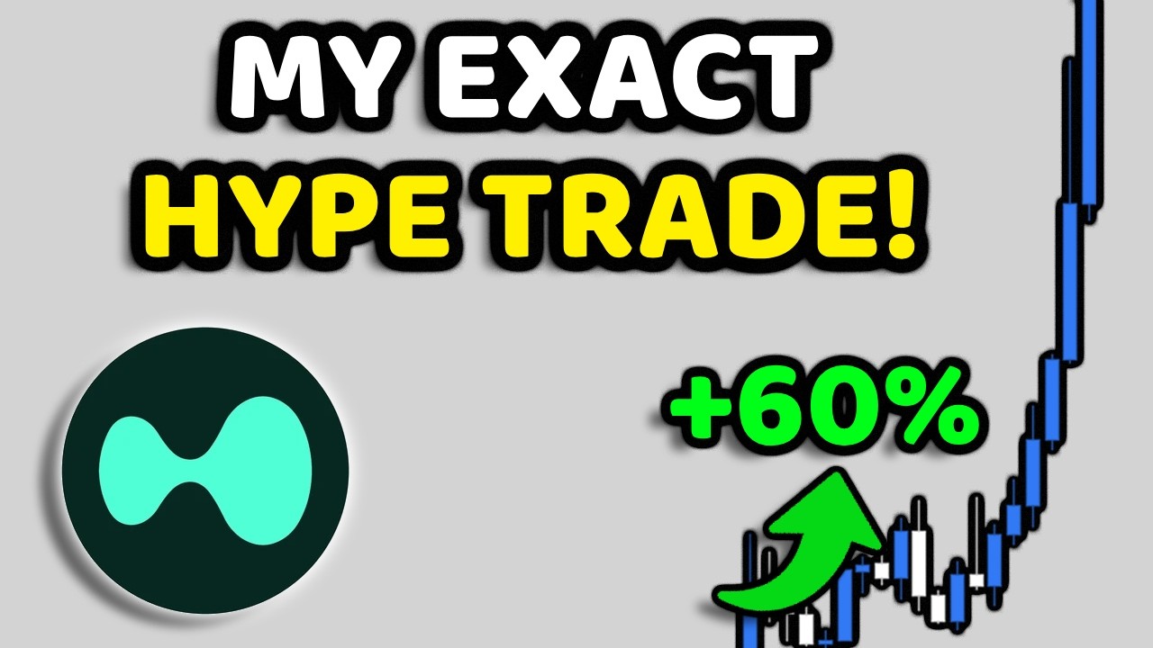 My HYPE (Hyperliquid) trade! This is how I catch the pump..