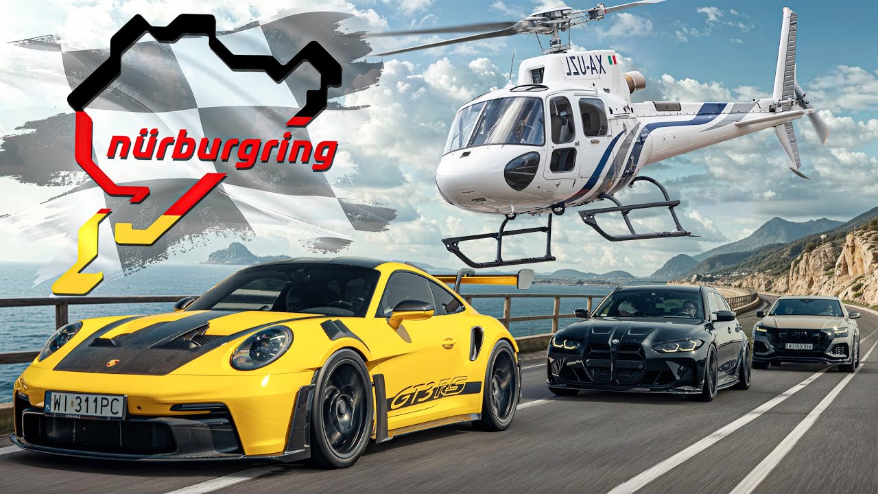 Samochody, Śmigłowce, Motocykle i inne takie historie... Z Monaco na Nurburgring! *film przygodowy*
