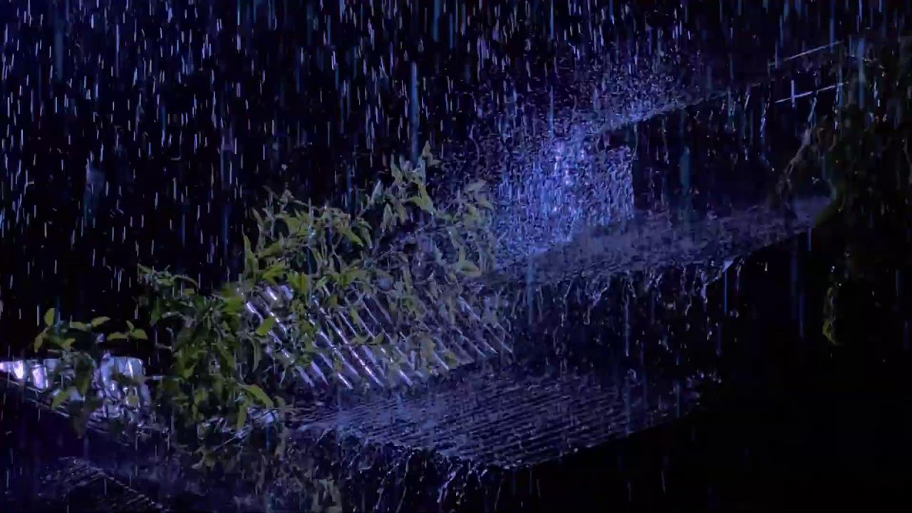 СУПЕР ГРОМКИЙ ДОЖДЬ! ⛈️ Тропический ливень по жестяной крыше — 99% Мгновенный Сон!